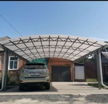 Навес из поликарбоната арочный для одной машины